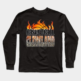 Classic Basketball Design Cleveland Personalized Proud Name Long Sleeve T-Shirt